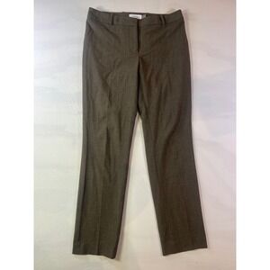 Calvin Klein Women Gray Dress Pants Size 4 Straight Leg Career Office